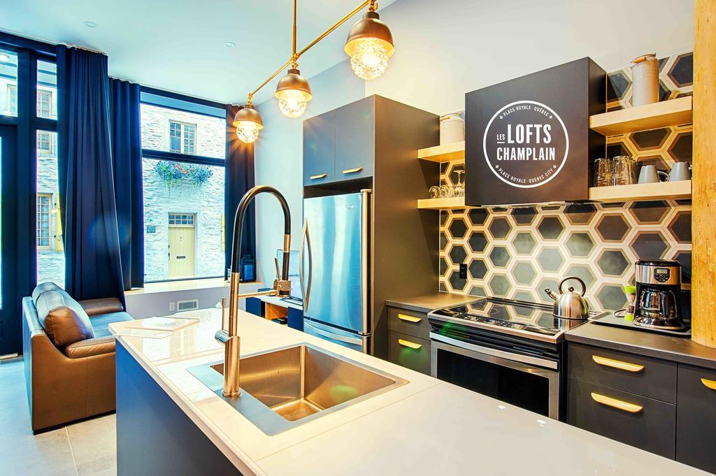Les Lofts Champlain - Par Les Lofts Vieux-Quebec Apartment Luaran gambar